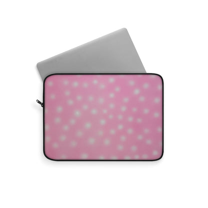 "strawberry swirl polka dot" airbrush laptop sleeve