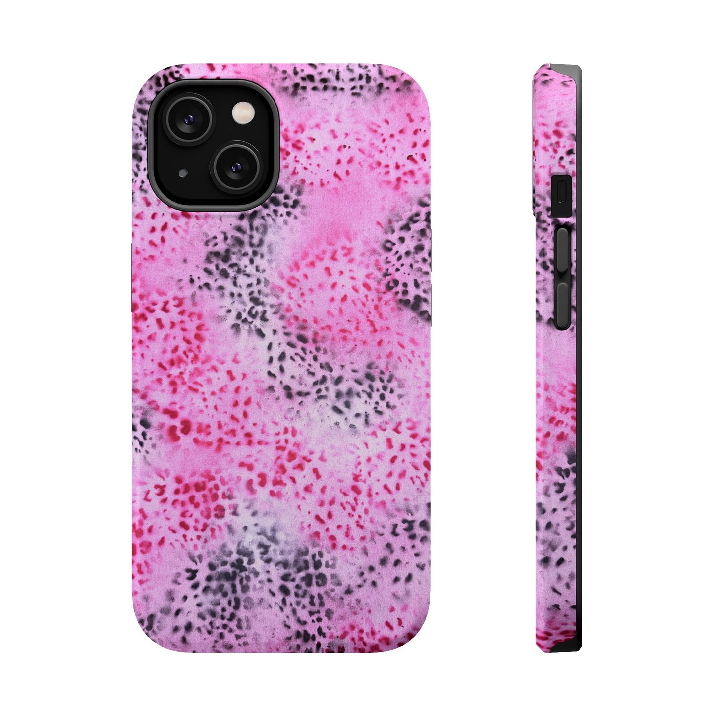 MagSafe "pink cheetah pt. 2" airbrush iPhone case