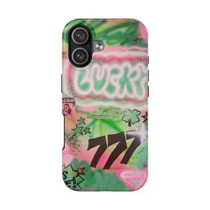 "so lucky" airbrush iPhone case