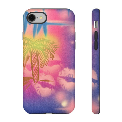"glowy nights" airbrush iPhone case