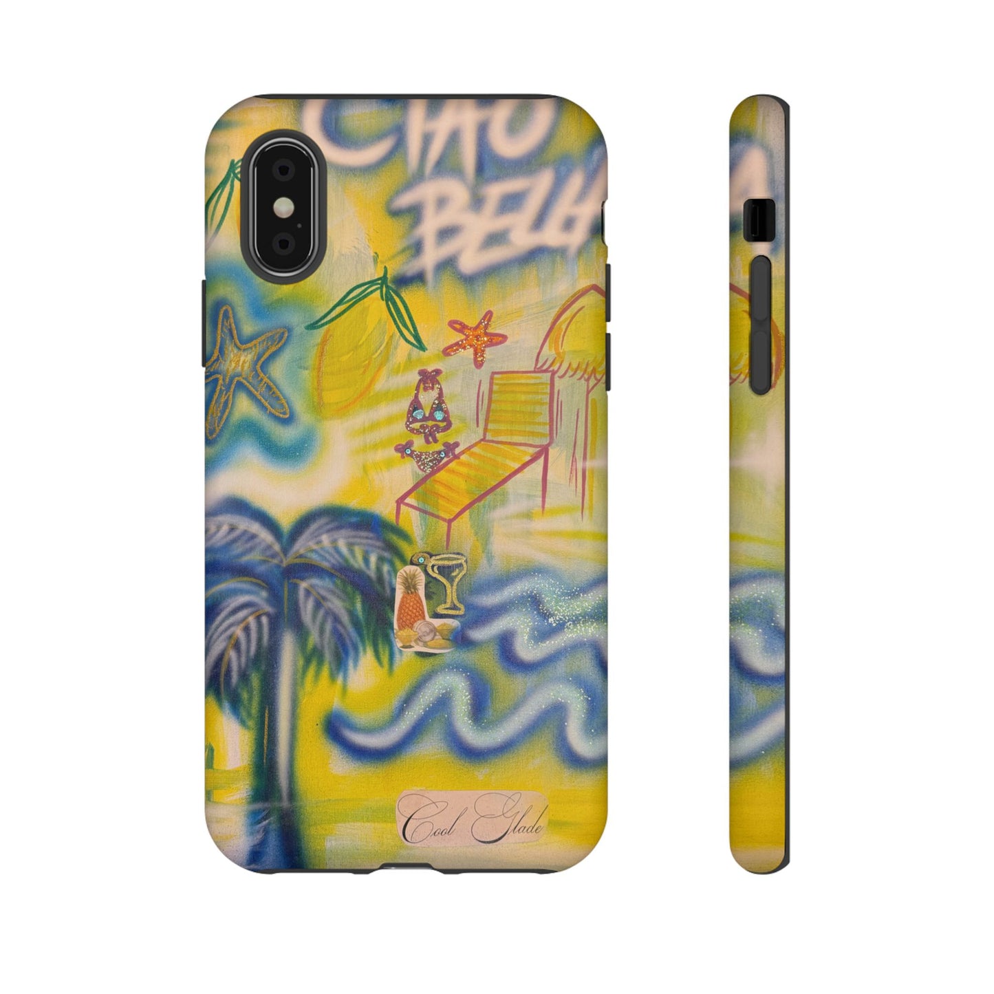 "ciao bella" airbrush iPhone case