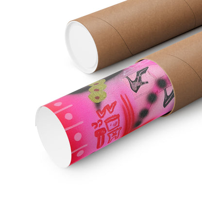 "extra dirty, plz" airbrush horizontal print
