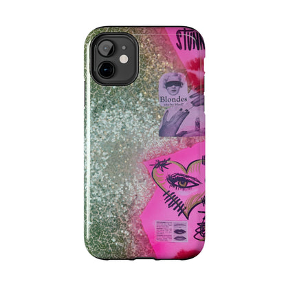 "glitter gloss" airbrush iPhone case