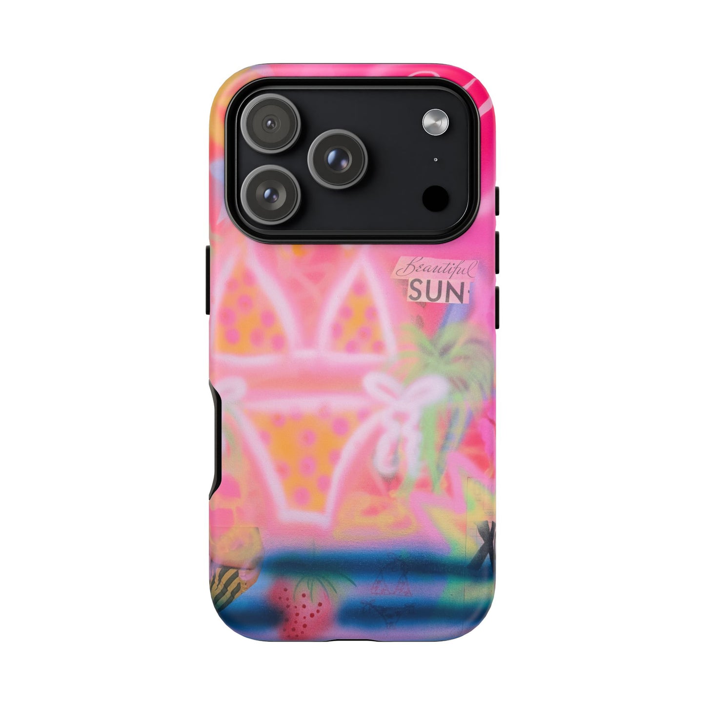 "santa monica strawberry" airbrush iPhone case