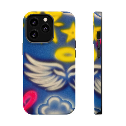 MagSafe "celestial halo" airbrush iPhone case