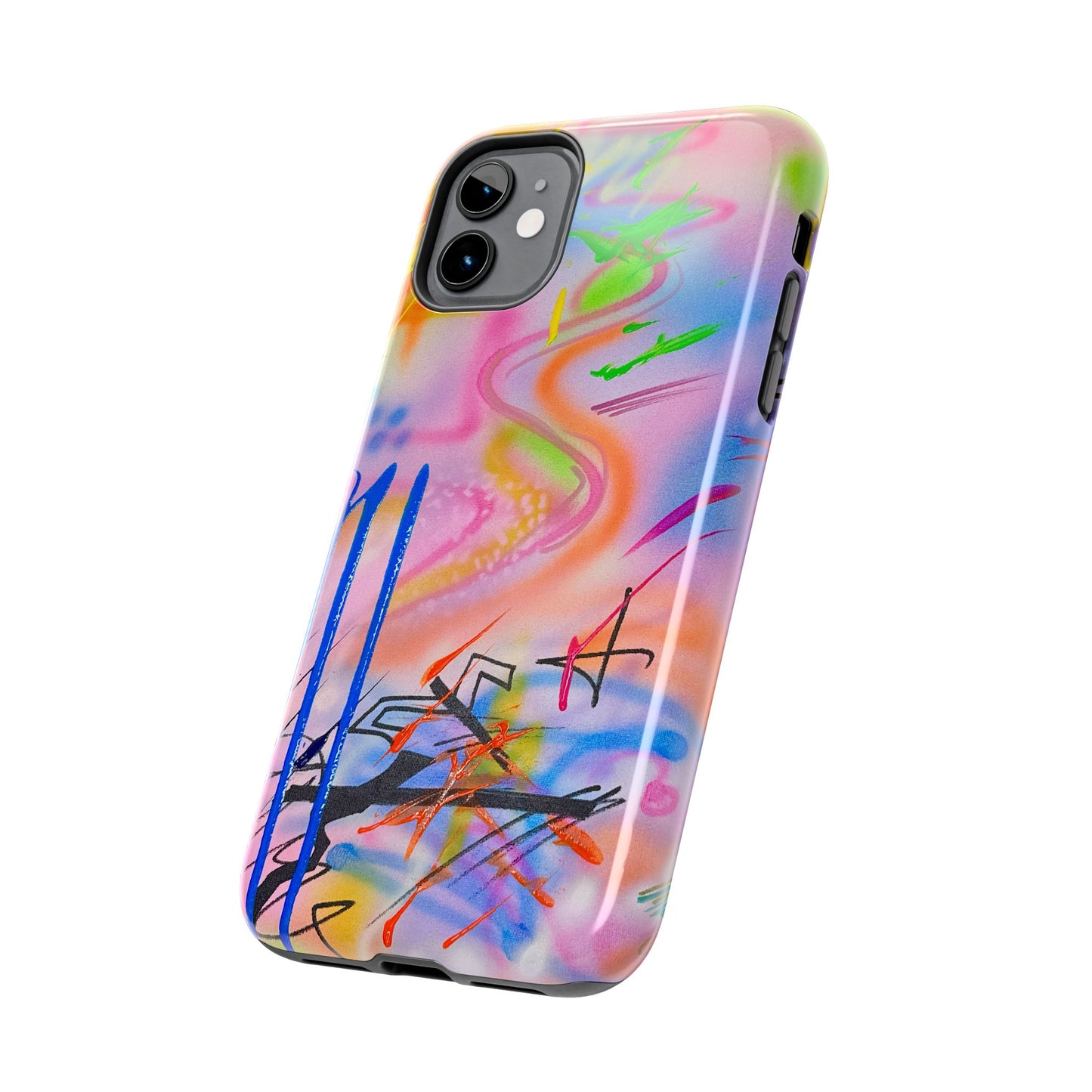 "neon haze" airbrush iPhone case
