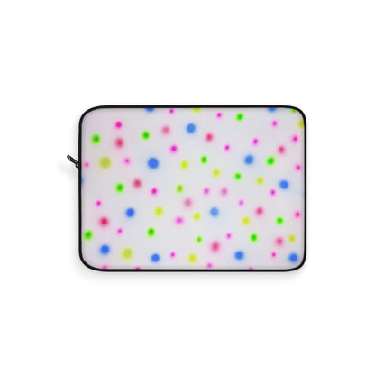 "birthday cake polka dot" airbrush laptop sleeve