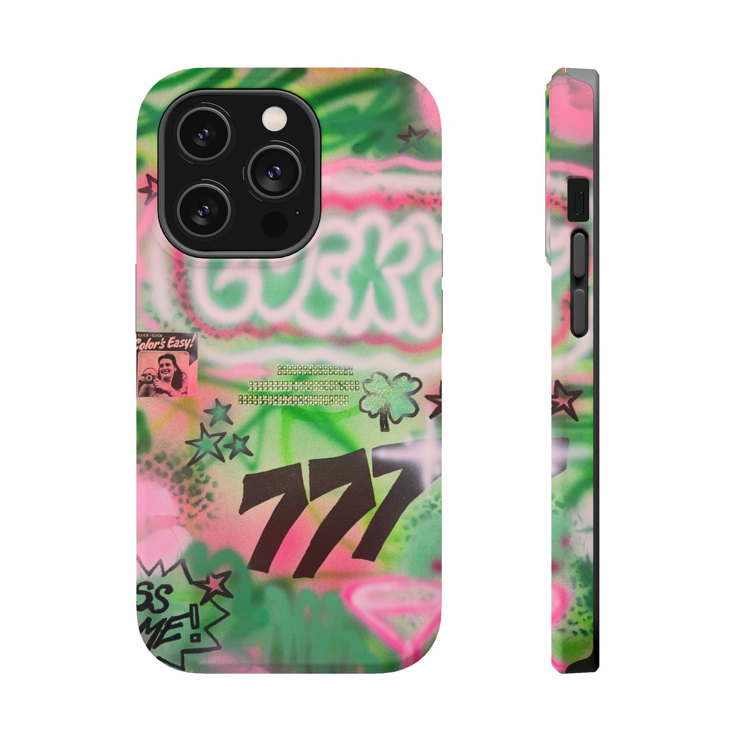 MagSafe "so lucky" airbrush iPhone case