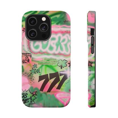 MagSafe "so lucky" airbrush iPhone case