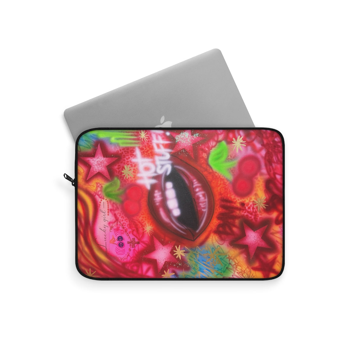 "hot stuff" airbrush laptop sleeve