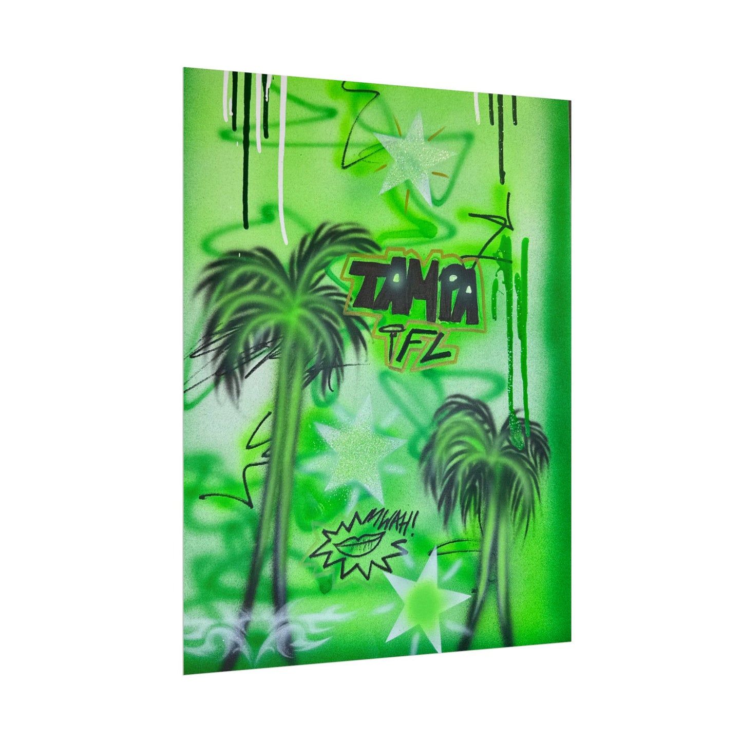 "tampa, fl" airbrush rolled print