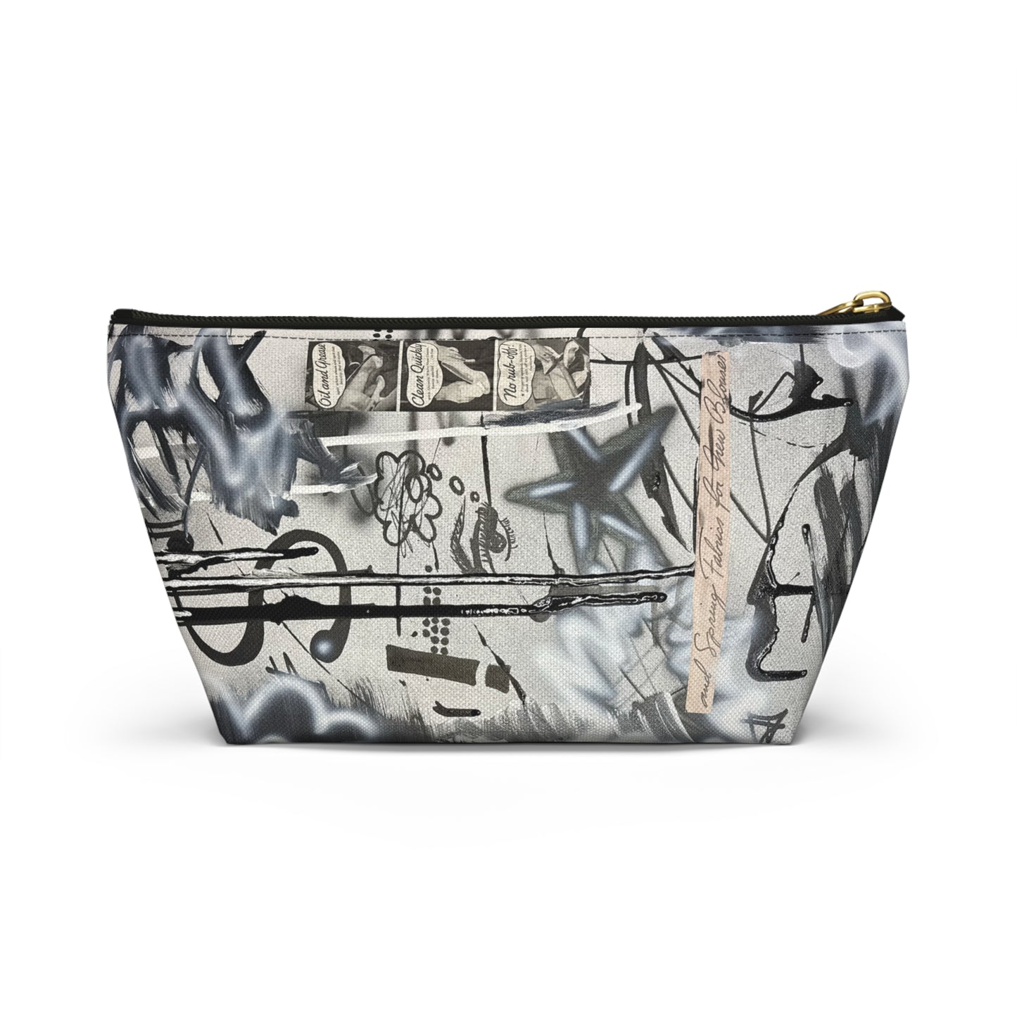 "monochrome mood" airbrush makeup pouch