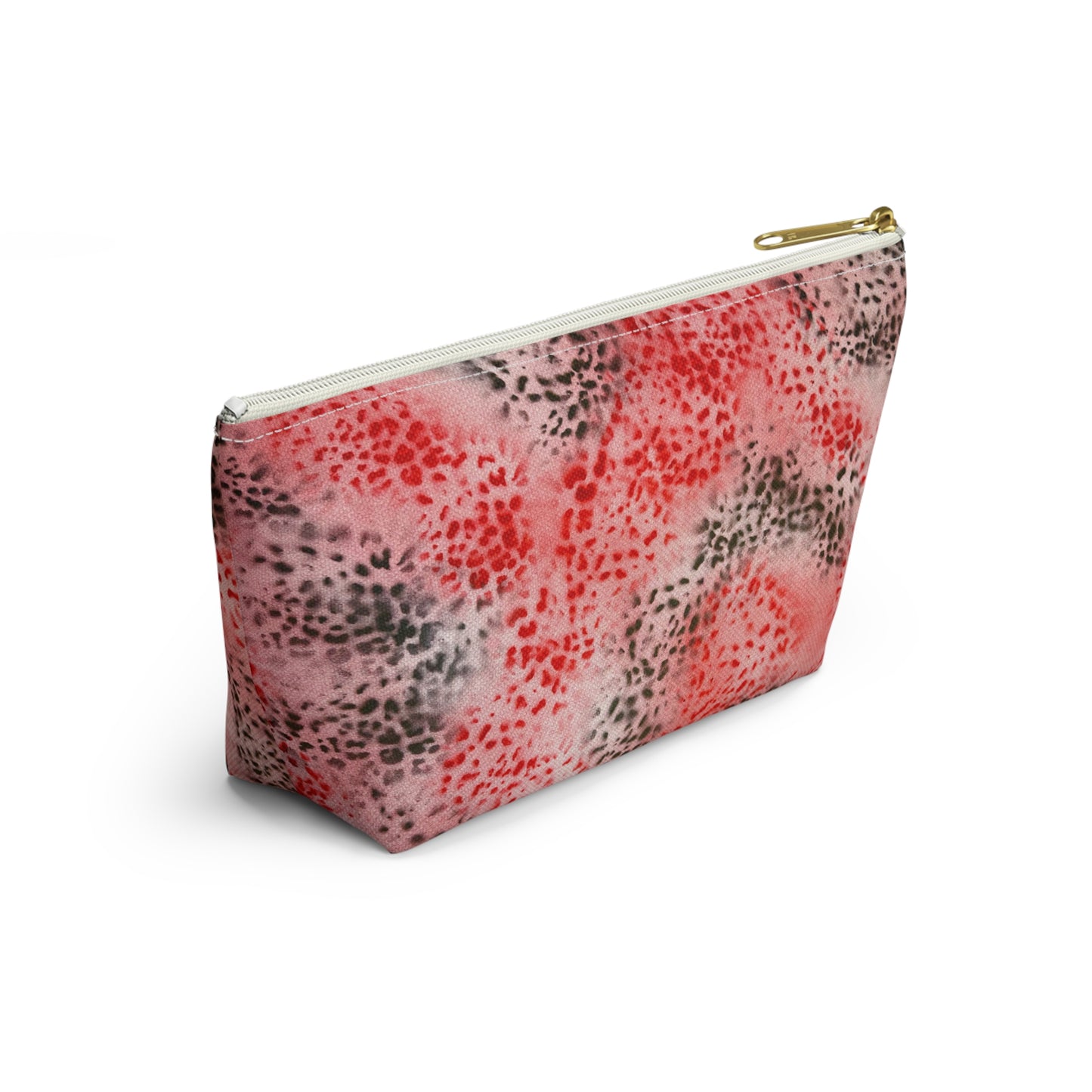 "red cheetah" airbrush makeup pouch