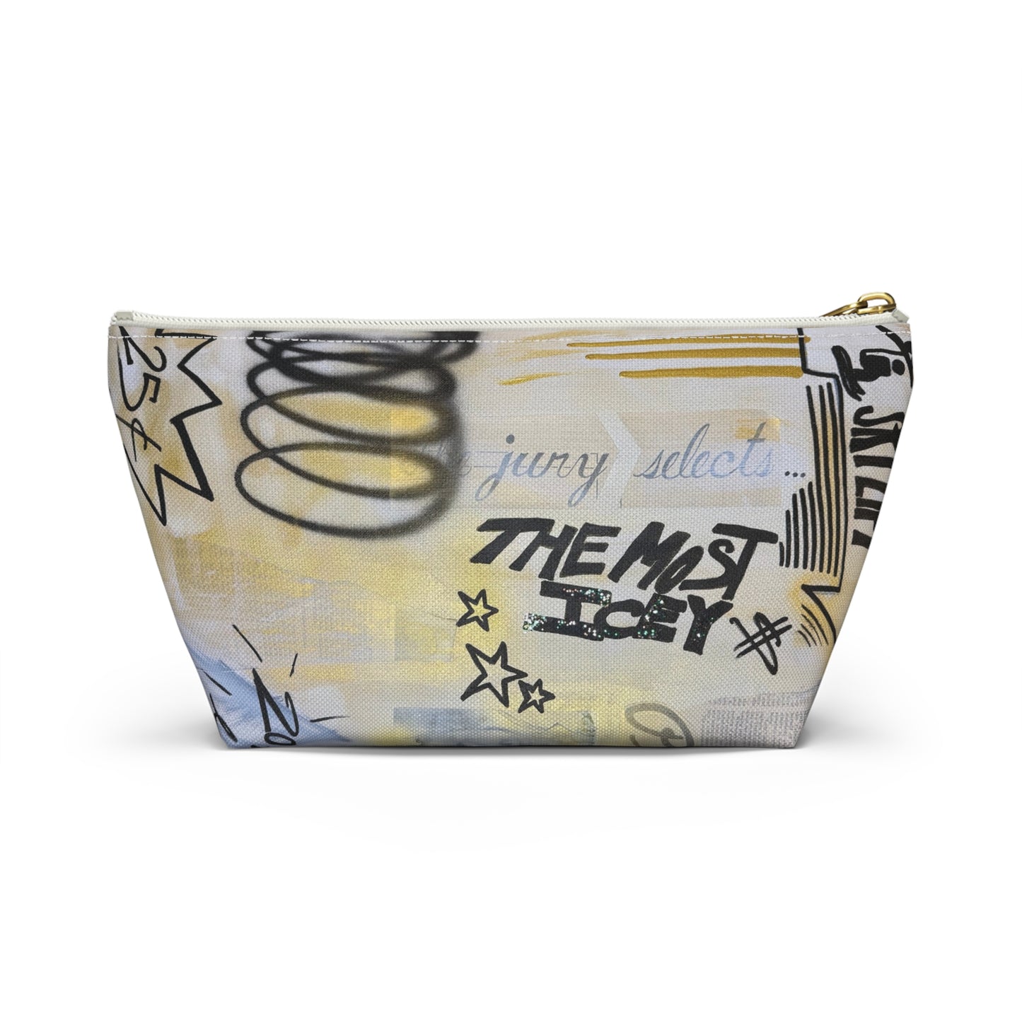 "golden glacier" airbrush makeup pouch