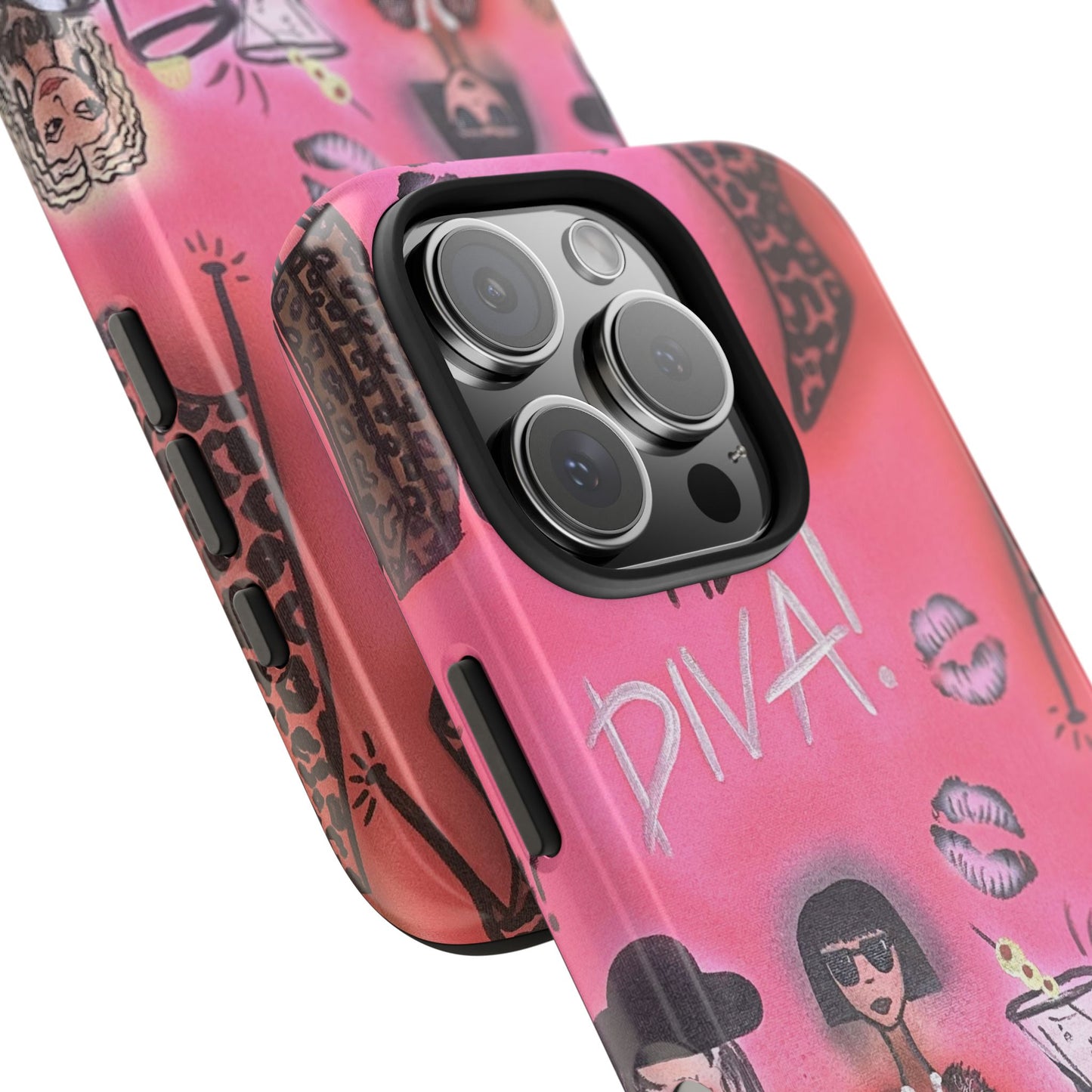 "party diva" airbrush iPhone case