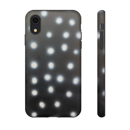 "coconut noir polka dot" airbrush iPhone case