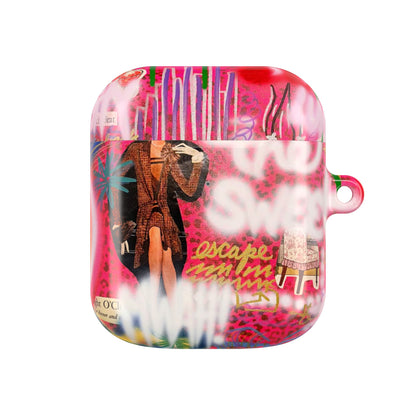 "sweet escape" airbrush airpod cases