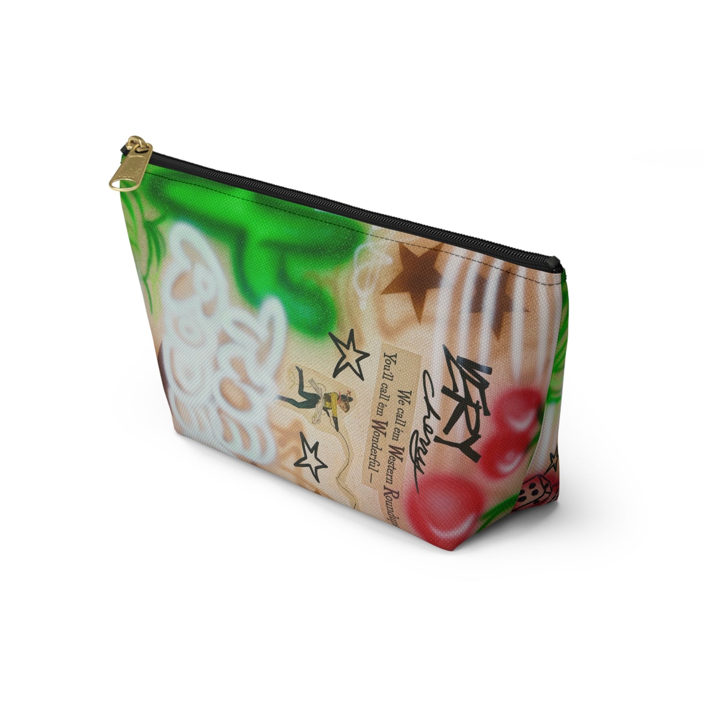 "the rodeo" airbrush makeup pouch