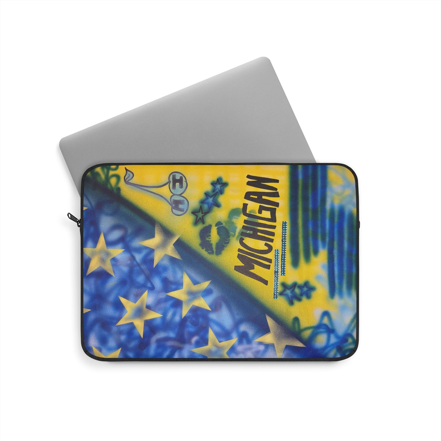 "ann arbor, mi" airbrush laptop sleeve