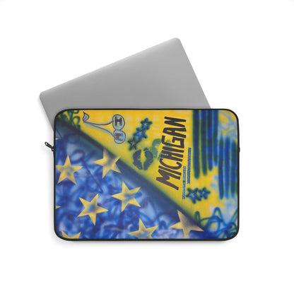 "ann arbor, mi" airbrush laptop sleeve