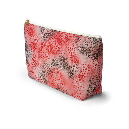 "red cheetah" airbrush makeup pouch
