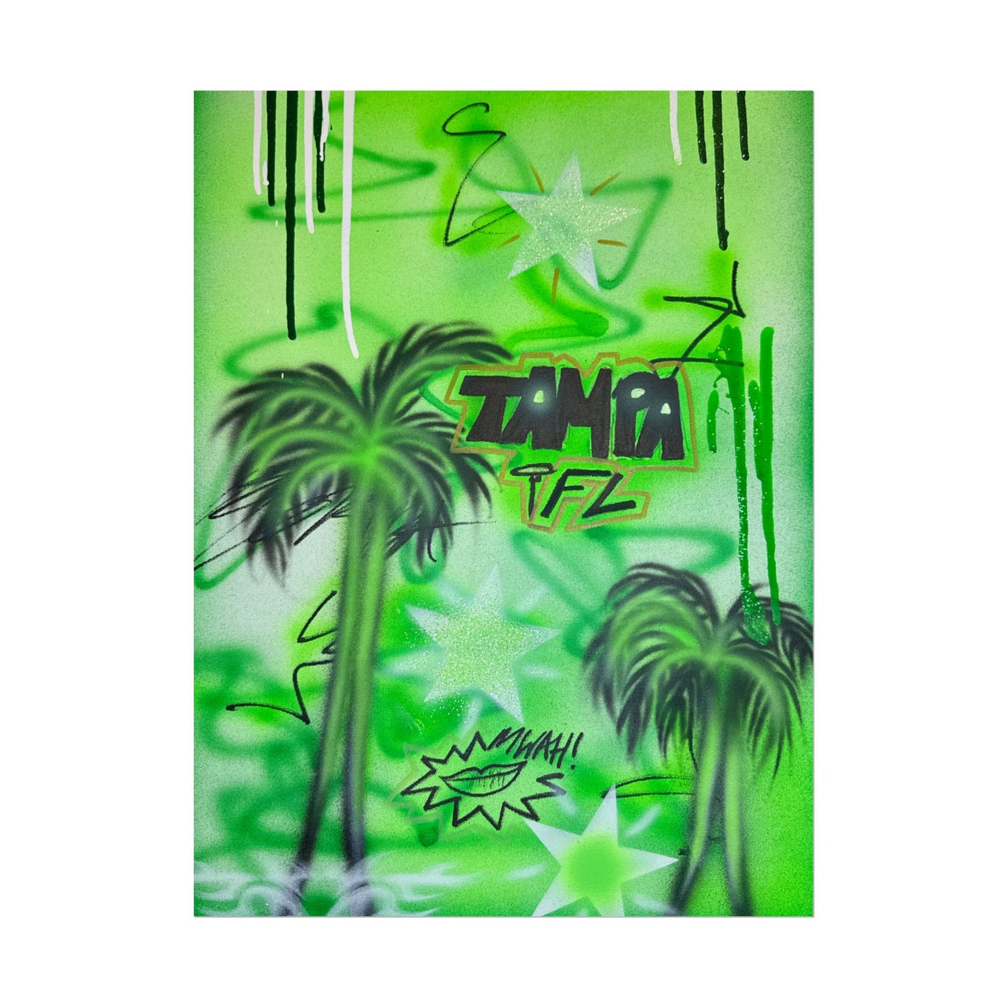 "tampa, fl" airbrush rolled print