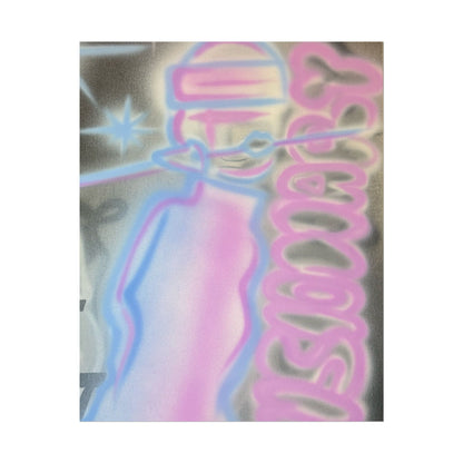 "visionary" pt. 2 airbrush rolled print