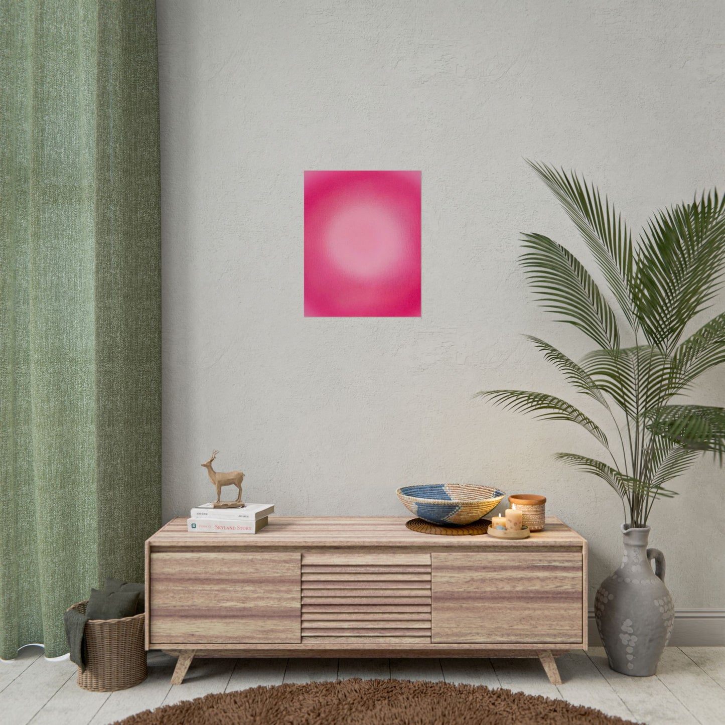 "pinkberry aura" airbrush rolled print