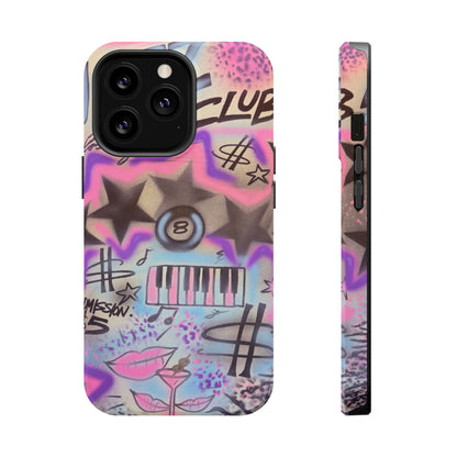 MagSafe "jazz club" airbrush iPhone case