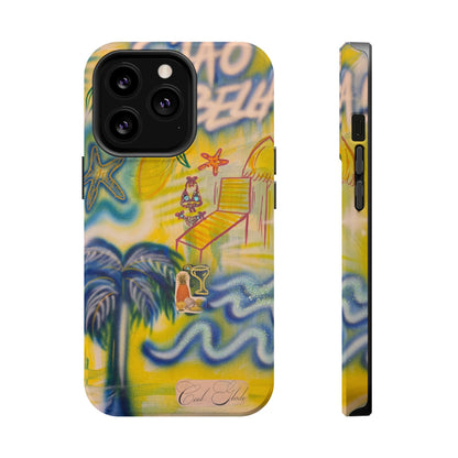 MagSafe "ciao bella" airbrush iPhone case