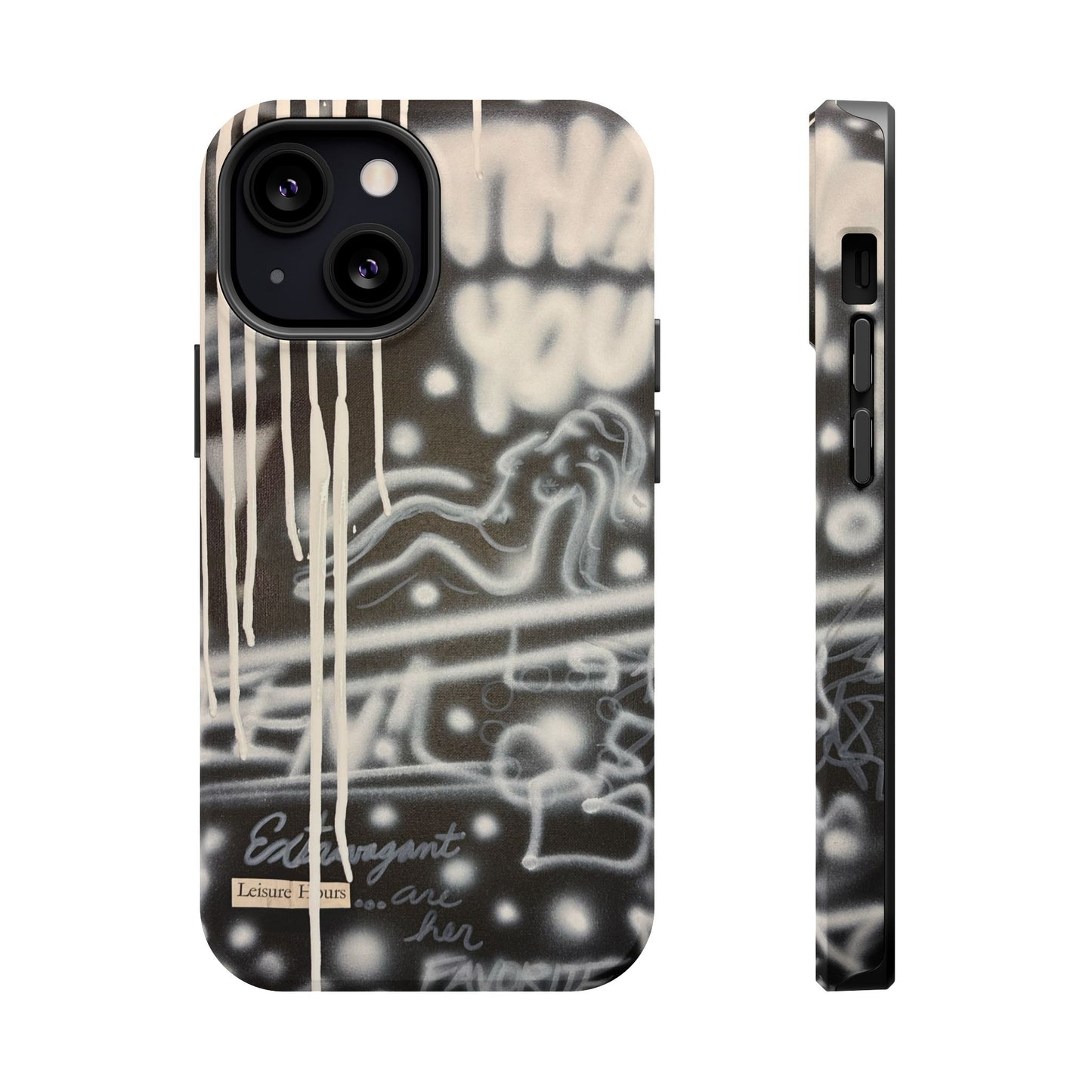 MagSafe "extravagant leisure" airbrush iPhone case