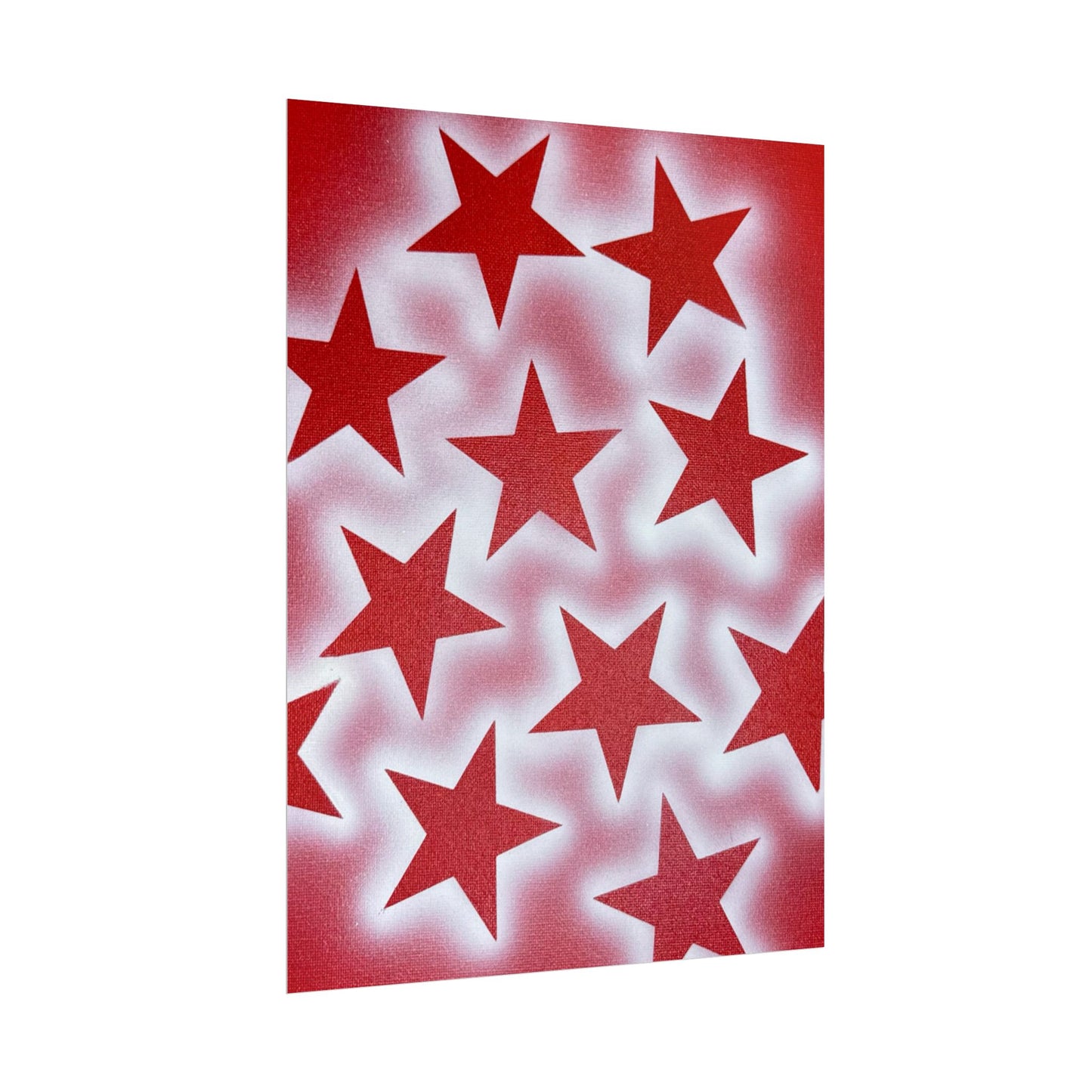"spicy stardust" airbrush rolled print