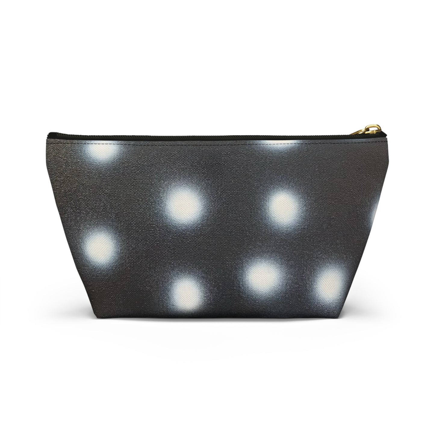 "coconut noir polka dot" airbrush makeup pouch