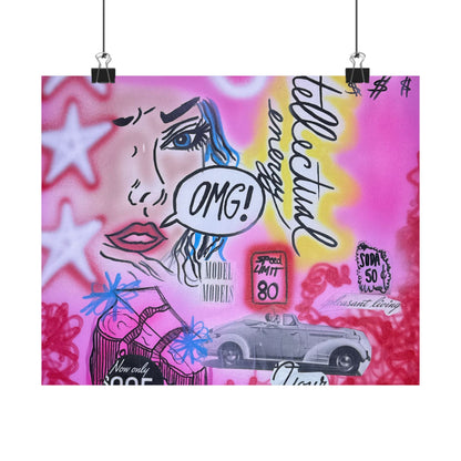"intellectual energy" airbrush horizontal print