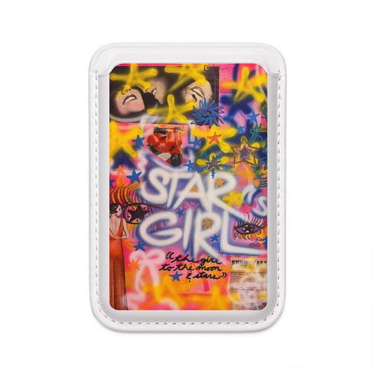 "STARGIRL" airbrush vegan wallet (Magsafe® Compatible)