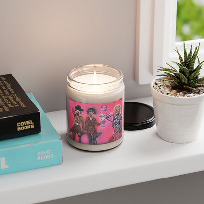 "party diva" airbrush soy candle