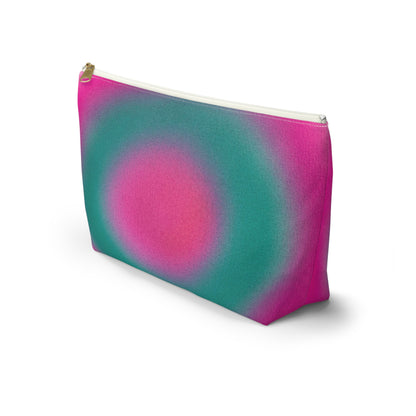 "watermelon swirl" airbrush makeup pouch