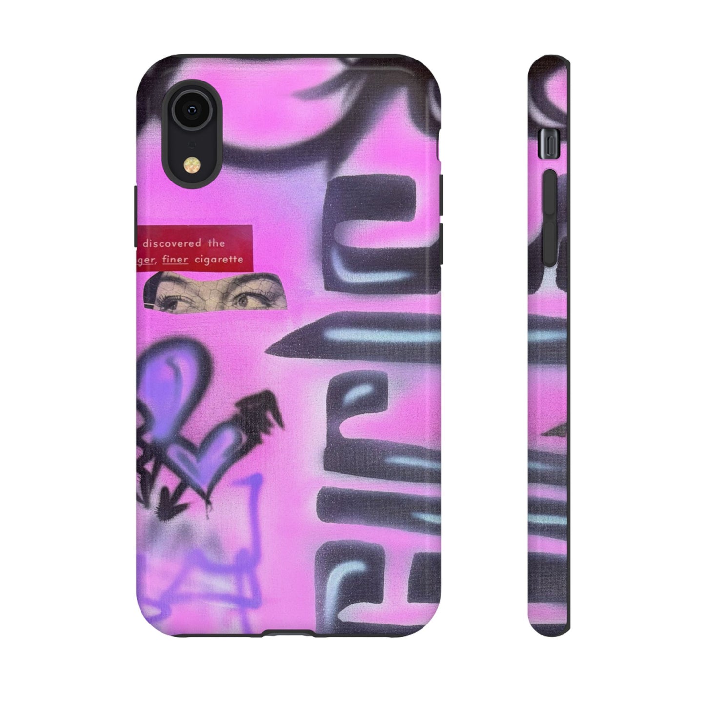 "purple princess" airbrush iPhone case