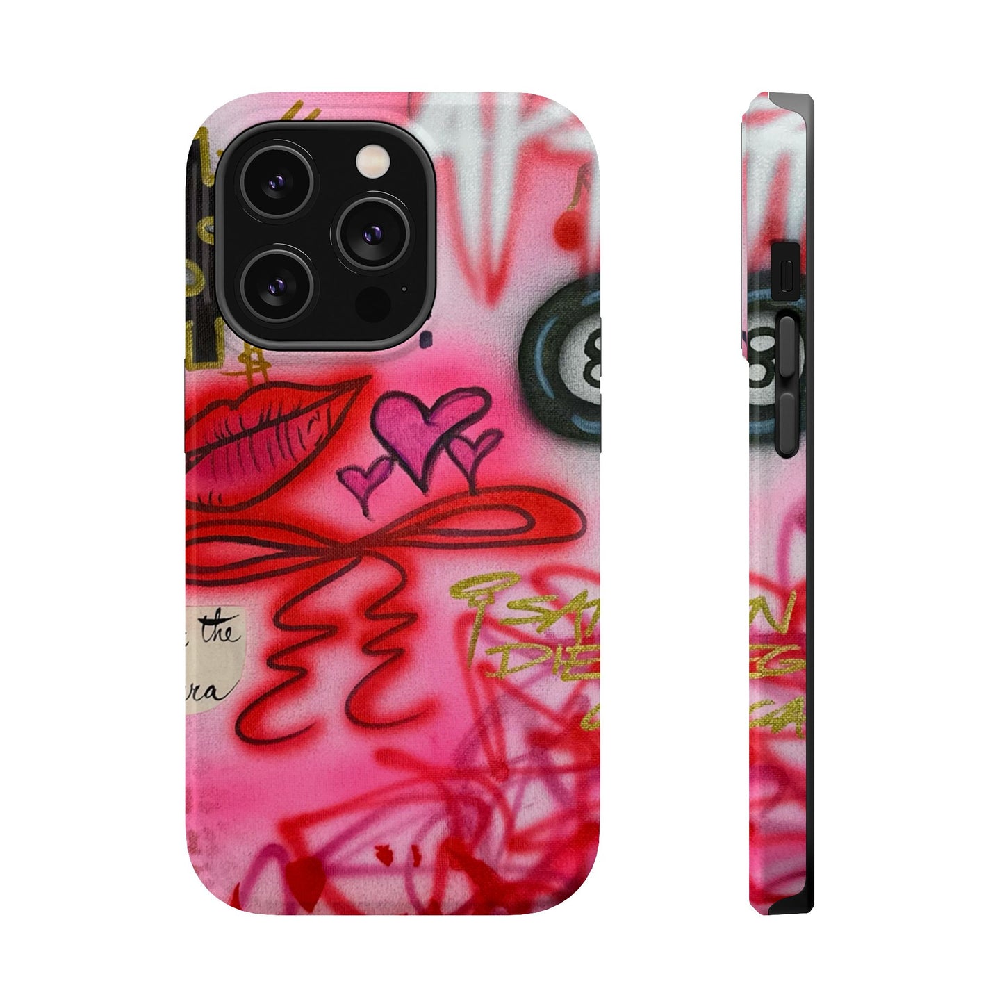 MagSafe "IT girl" airbrush iPhone case