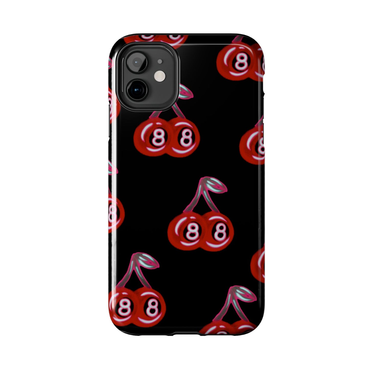 "black cherry 8ball" airbrush iPhone case