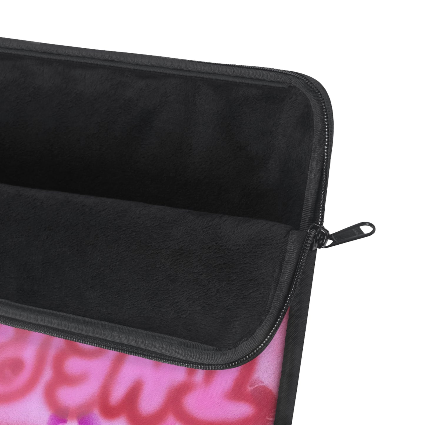 "tickled pink!" airbrush laptop sleeve