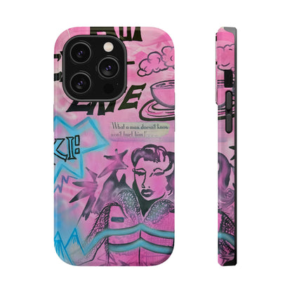 MagSafe "avant le ski" airbrush iPhone case