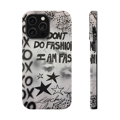 MagSafe "i am fashion" airbrush iPhone case