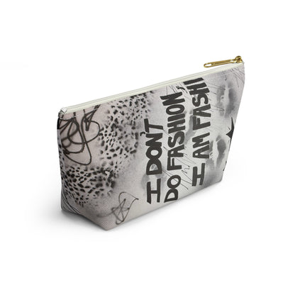 "i am fashion" airbrush makeup pouch