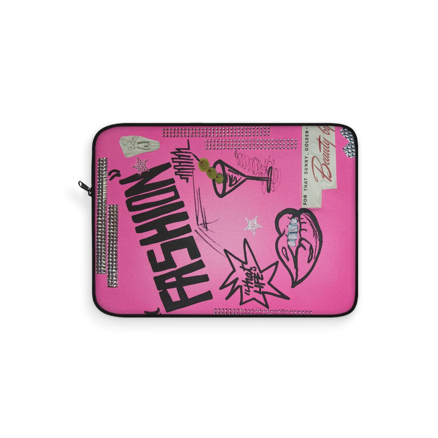 "high fashion" airbrush laptop sleeve