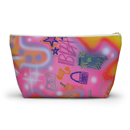 "ibiza" airbrush makeup pouch