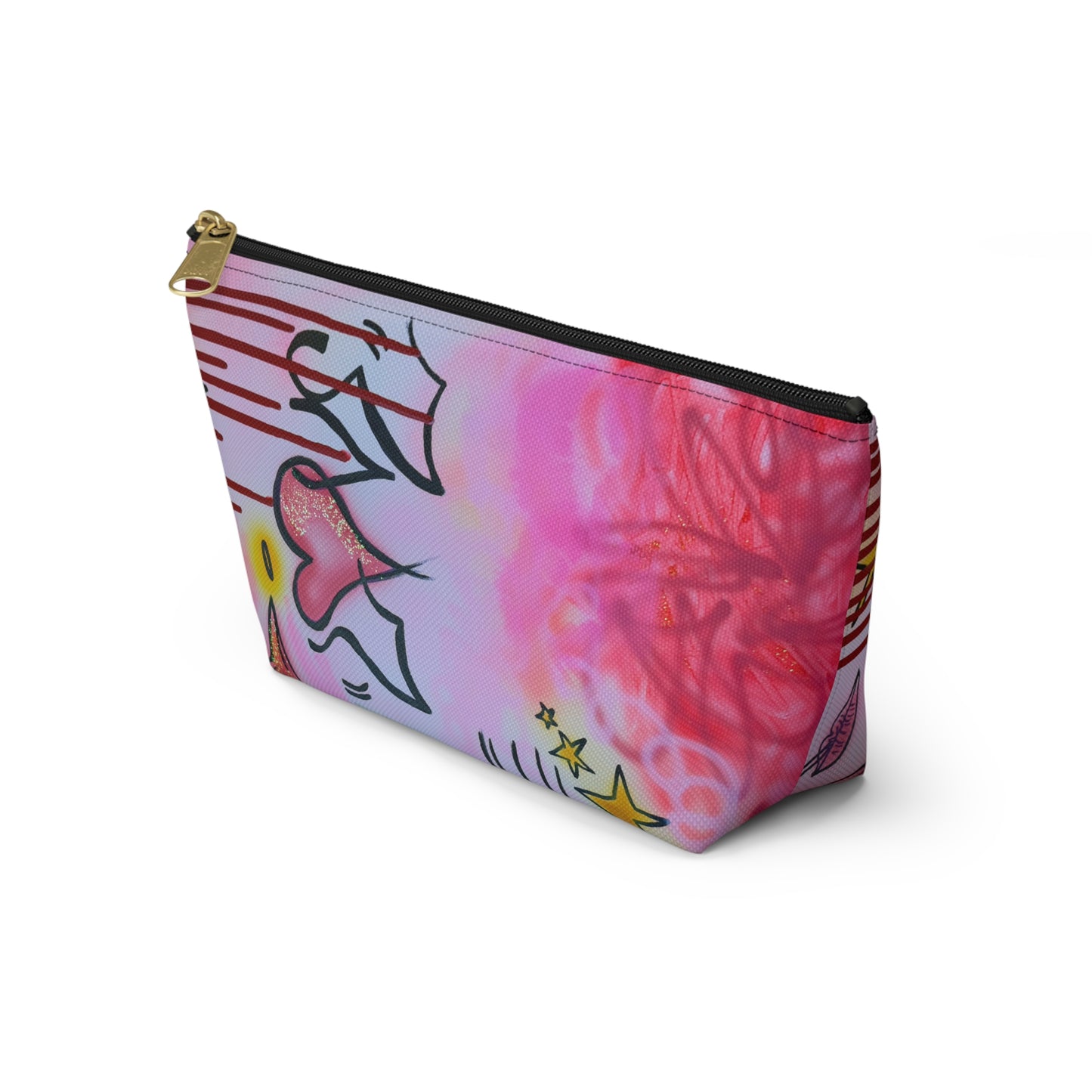 "cherry luvr" airbrush makeup pouch