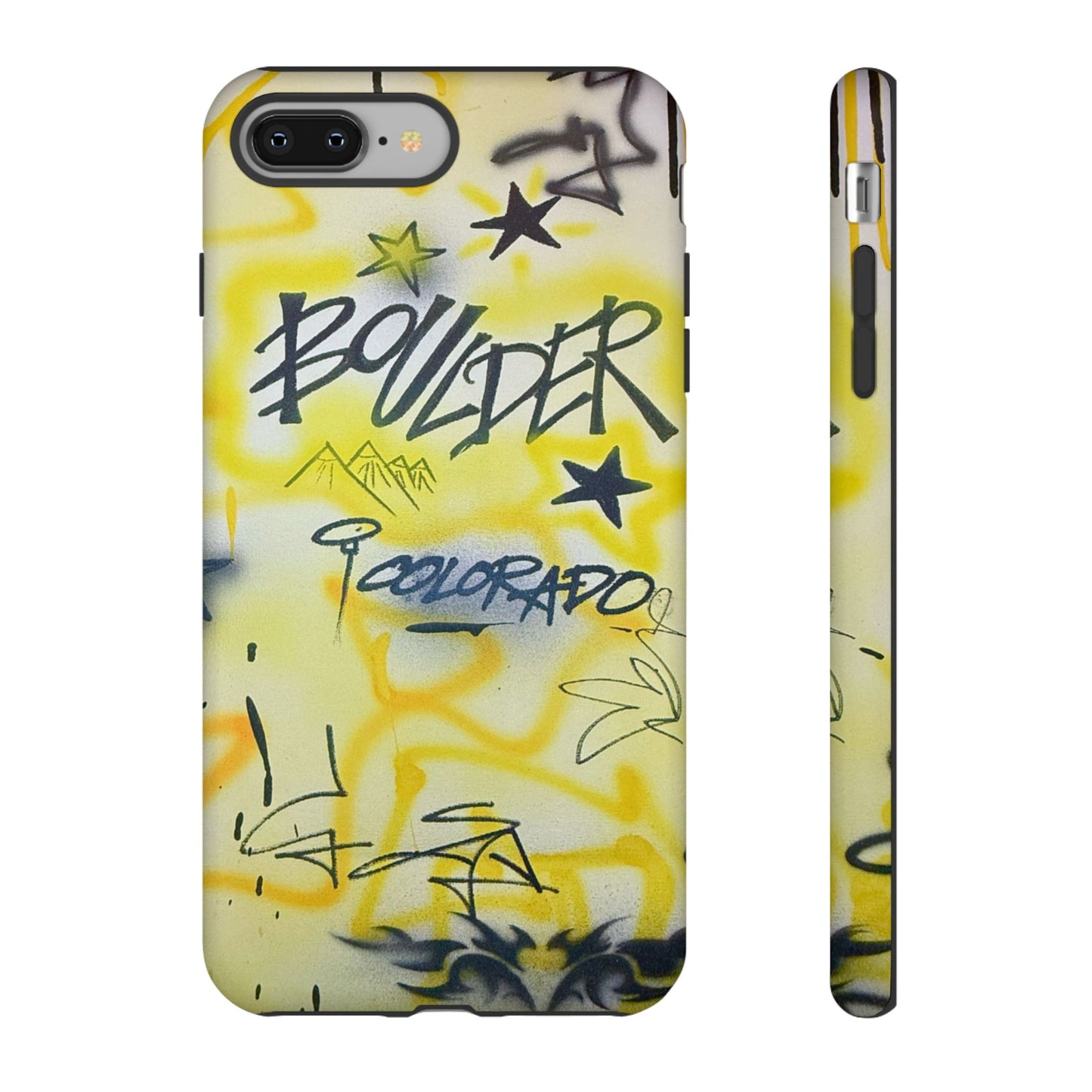 "boulder" airbrush iPhone case
