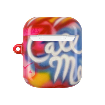 "call me" airbrush airpod cases