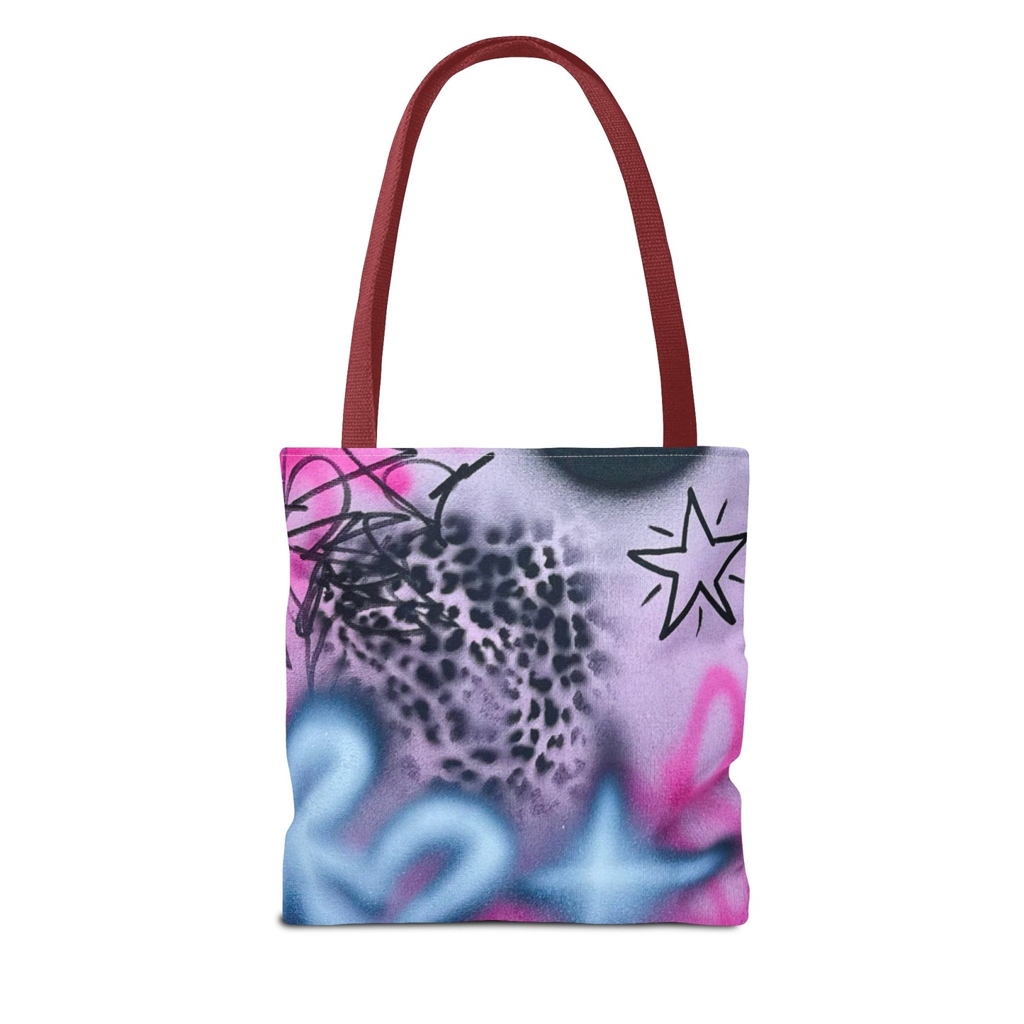 "onyx cheetah" airbrush tote bag